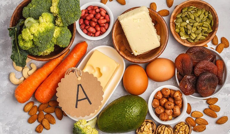 Bổ sung thực phẩm giàu vitamin A sau nâng