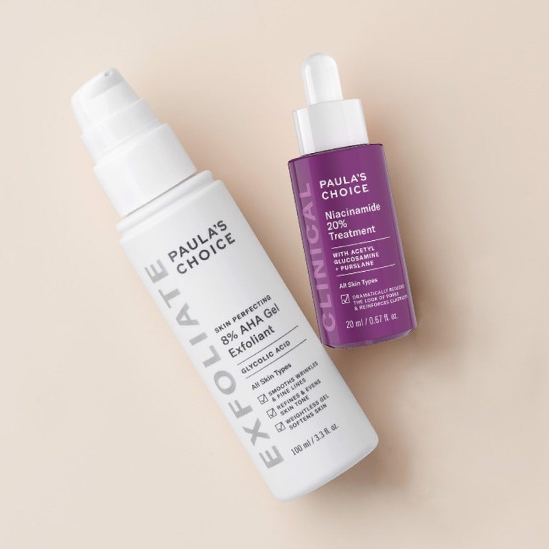 Có thể kết hợp giữa niacinamide và aha với nhau không?