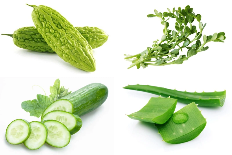 ẹ bầu có thể dùng các loại thảo dược có tác dụng thanh nhiệt, giải độc và tiêu viêm để nấu nước tắm giúp cải thiện tình trạng rôm sảy
