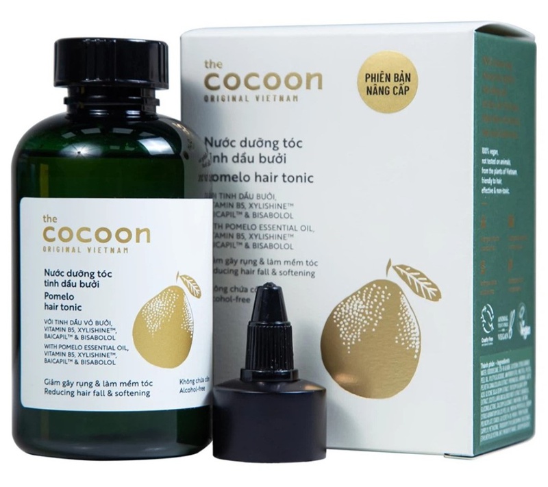 Nước dưỡng tóc tinh dầu bưởi Cocoon 140ml giảm gãy rụng