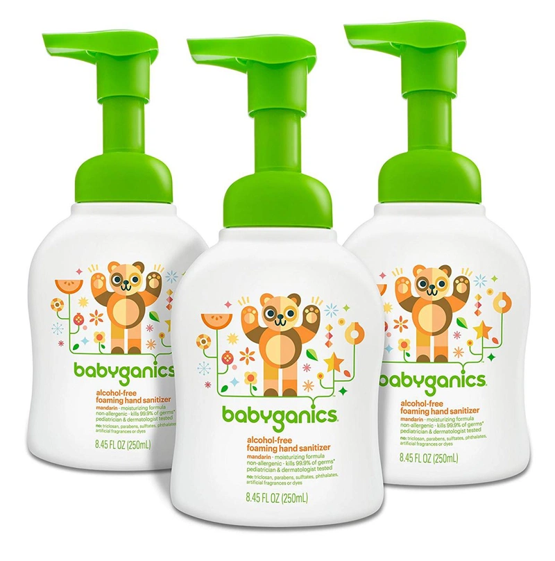 Dung dịch rửa tay khô Babyganics cho trẻ nhỏ trên 3 tháng tuổi