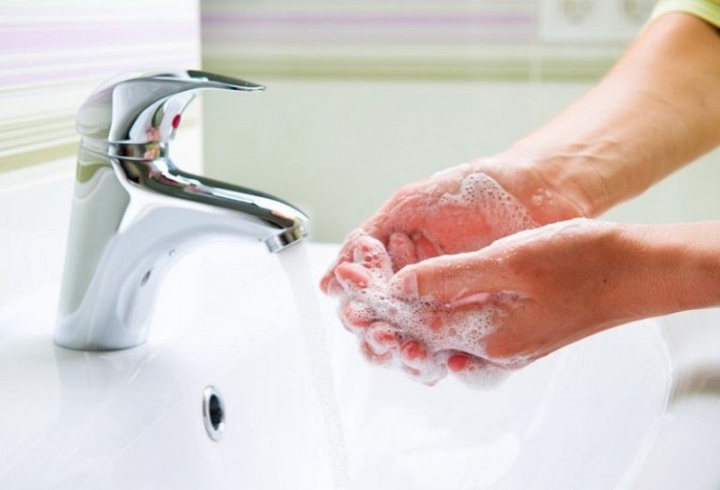 Rửa tay theo đúng quy trình khuyến cáo của Bộ Y tế