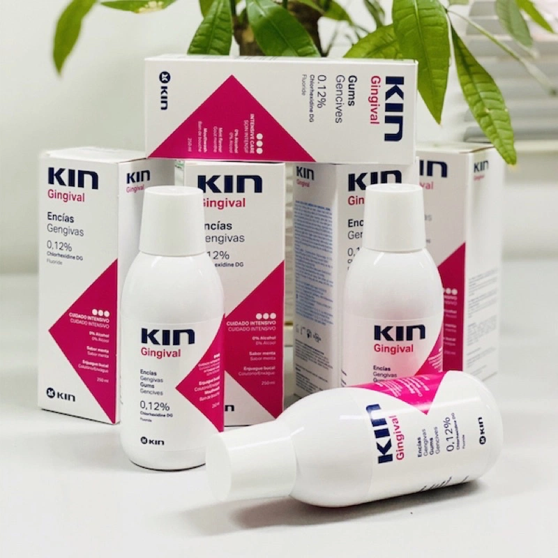 Nước súc miệng Kin có chứa các thành phần tốt cho răng miêng