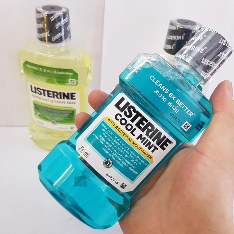 Nước súc miệng listerine là sản phẩm được sử dụng rộng rãi