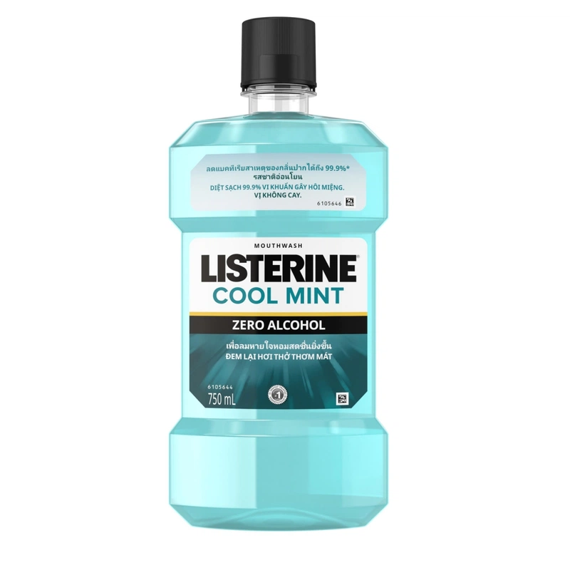 Nước súc miệng nào giúp trắng răng: Listerine