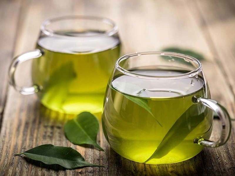 nước uống giải rượu từ trà xanh