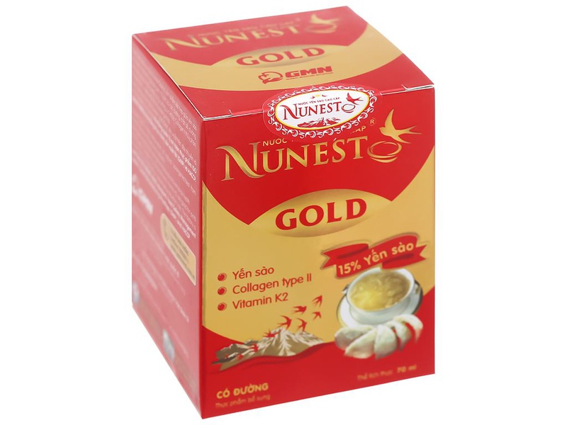 Nước yến cao cấp Nunest Gold giúp bồi bổ, tăng cường sức khỏe (70ml)