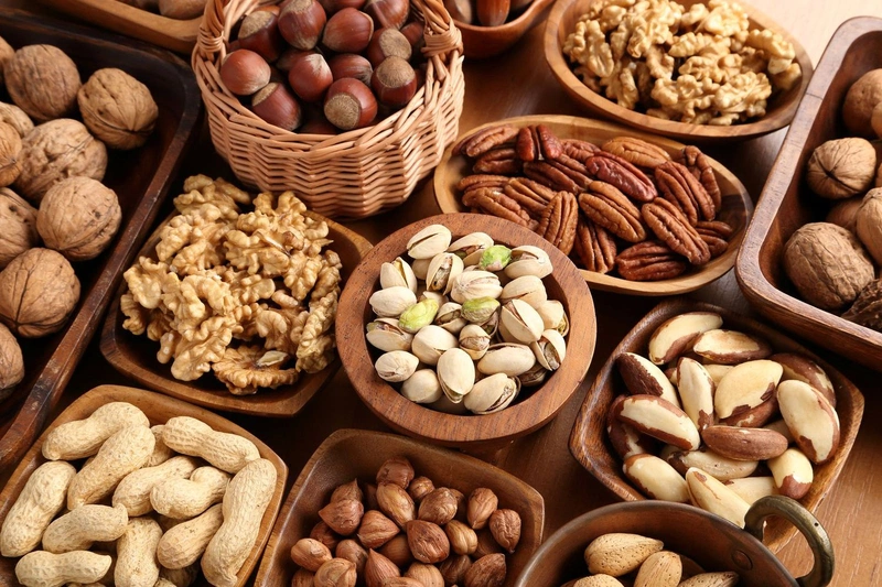 Các loại hạt có thể mix thêm cho bánh quy gạo lứt