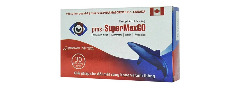 Viên uống Pms-SuperMaxGo Imexpharm giúp bổ mắt (30 viên)