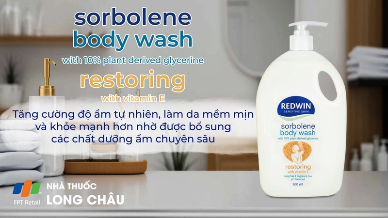 Redwin Sorbolene Body Wash 1