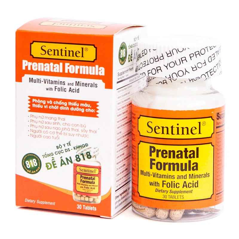 Thuốc bổ cho bà bầu Sentinel Prenatal Formula