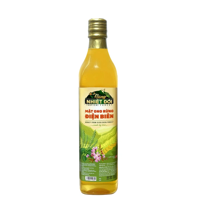Review mật ong Honimore: được đóng trong chai thuỷ tinh dày dặn