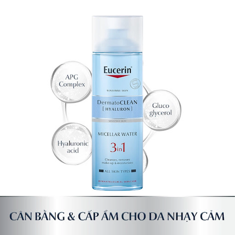 Review nước tẩy trang Eucerin 3 in 1- Điều đặc biệt dành cho da nhạy cảm 2