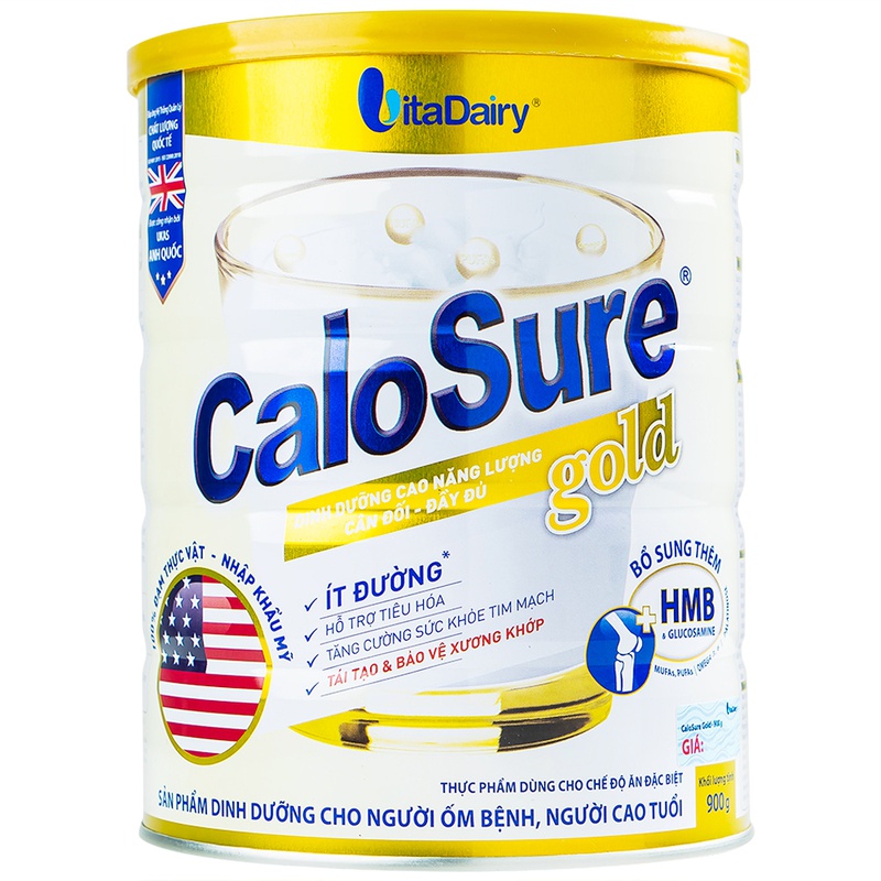 Sữa Calosure được đặc chế dành cho người gầy muốn tăng cân, người già kém ăn, người bị suy nhược cơ thể