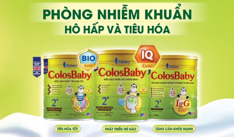 Công dụng sữa Colosbaby