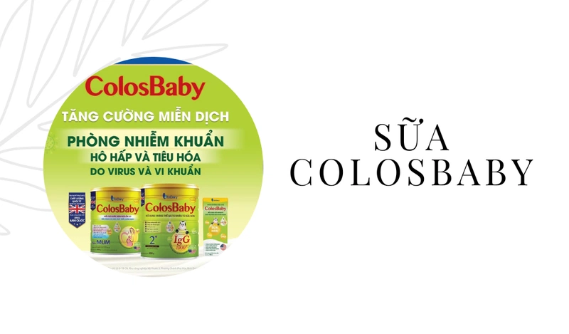 Sữa colosbaby của nước nào?