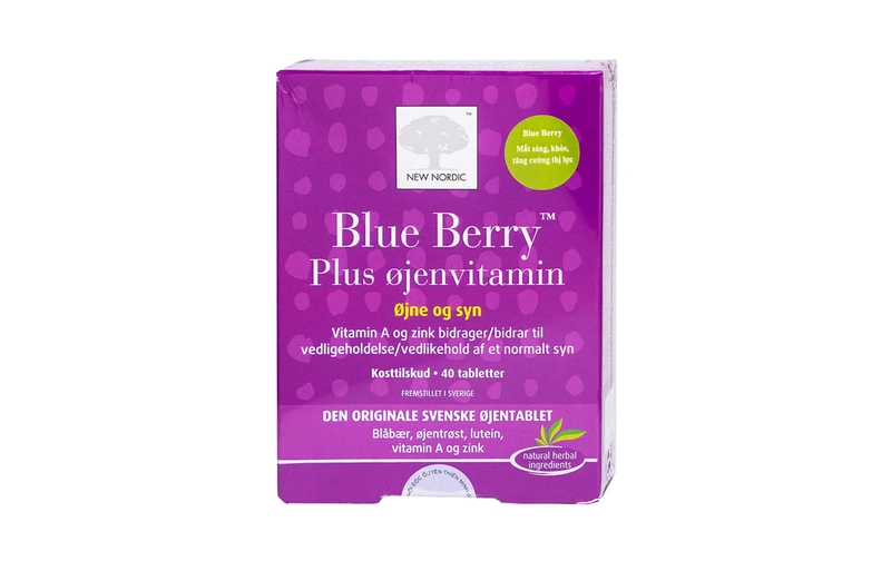 Thuốc bổ mắt Blue Berry Plus Ojenvitamin New Nordic có thành phần gì? Công dụng của thuốc bổ mắt này ra sao?