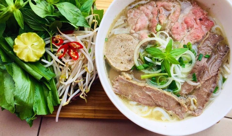 Kết hợp thực phẩm khác với phở bò