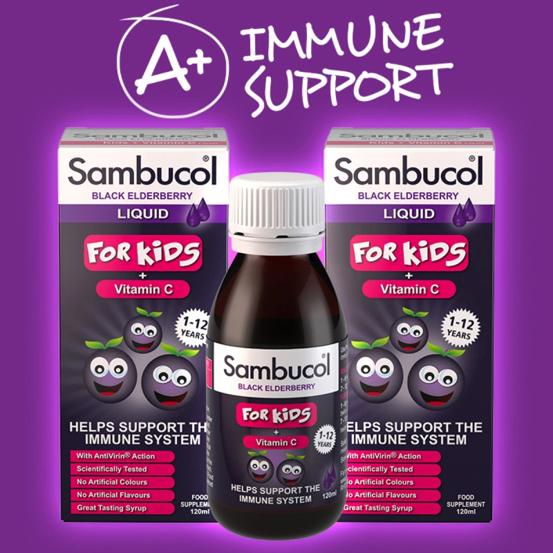 Sambucol Black Elderberry Liquid For Kids