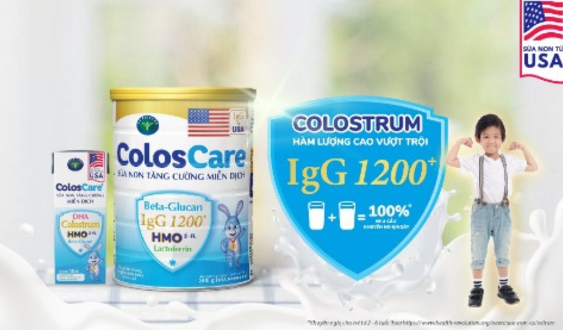 So sánh sữa colosbaby và coloscare về thành phần