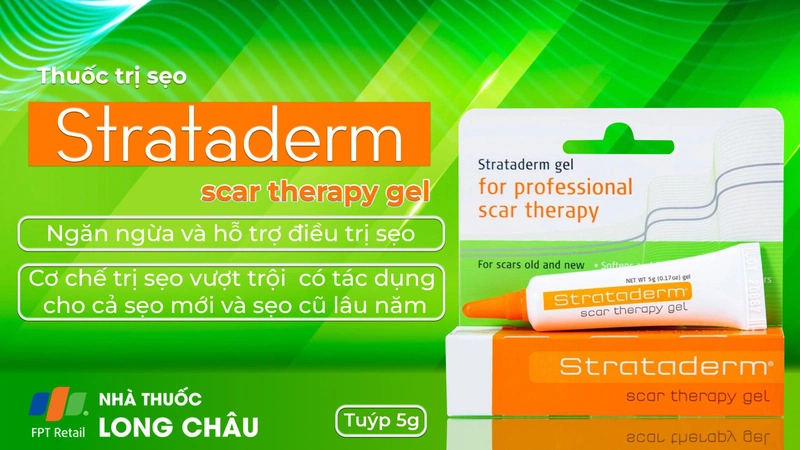 Gel trị sẹo Strataderm 5g 2