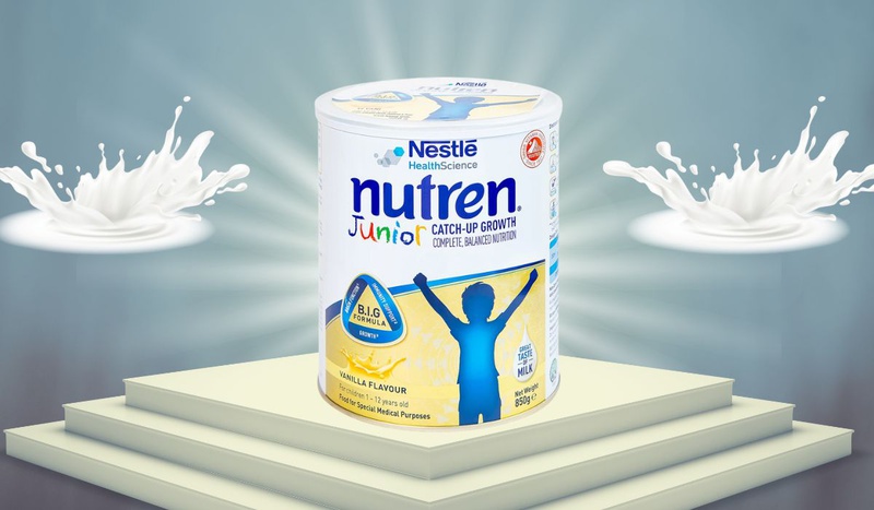 Sữa bột Nutren Junior Nestlé: Lựa chọn vàng để trẻ đạt cân nặng chuẩn