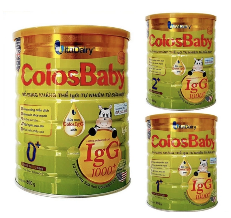 Sữa bột Colosbaby được chia thành nhiều loại để đáp ứng nhu cầu dinh dưỡng của nhiều lứa tuổi khác nhau