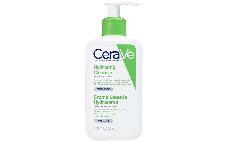 Sữa rửa mặt Cerave Hydrating Cleanser giúp làm sạch sâu cho da thường, da khô (236ml) 1