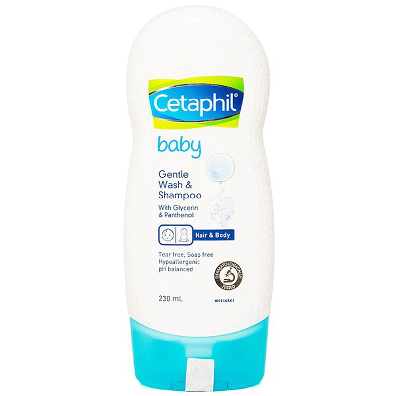 Sữa tắm Cetaphil cho bé có mấy loại, cách dùng và công dụng của từng loại 1