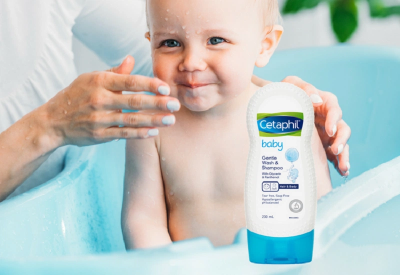 Sữa tắm Cetaphil cho bé có mấy loại, cách dùng và công dụng của từng loại 4