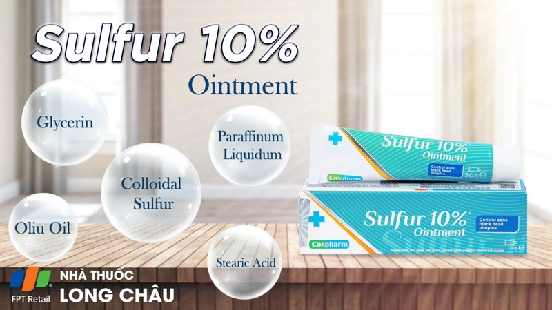 Kem Sulfur 10% Ointment Cospharm 1