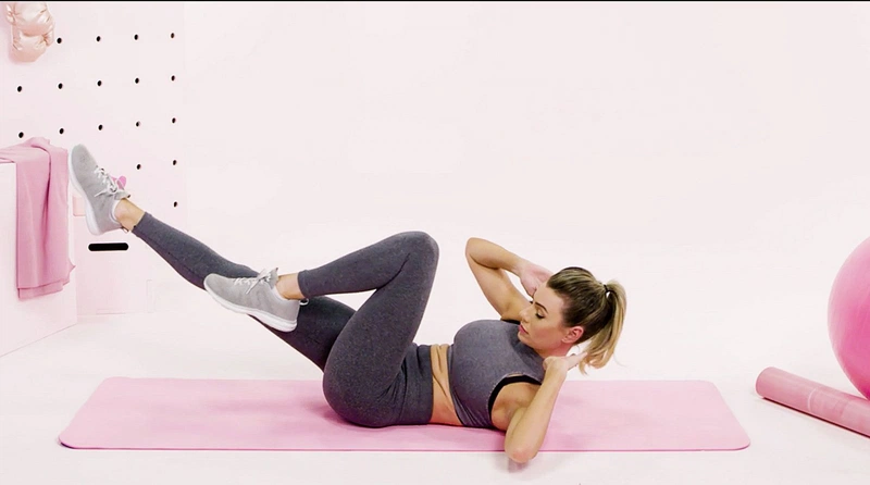 Bài tập Tabata Bicycle Crunch