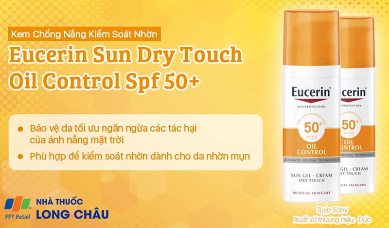 Kem chống nắng Eucerin Sun Creme Tinted CC Fair SPF 50+ hợp với các bạn có làn da có màu trung bình