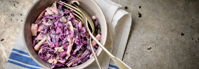 Salad sữa chua Hy Lạp bắp cải trộn 