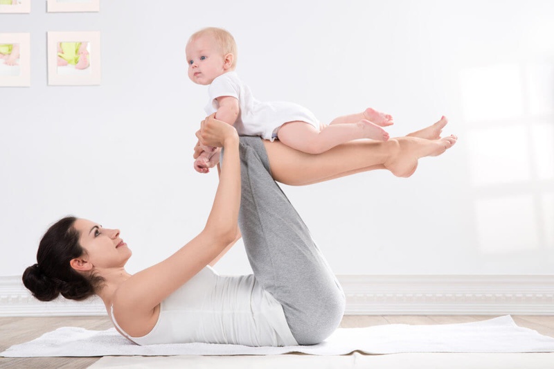 thể dục giảm cân sau sinh 5