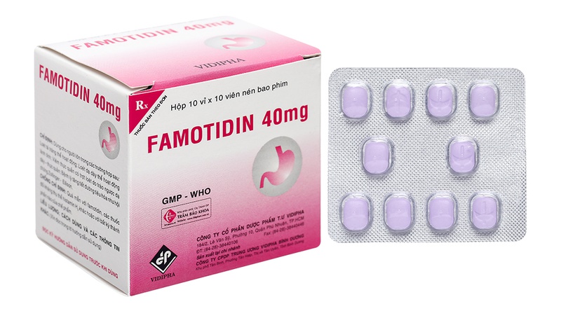 Thuốc trị trào ngược dạ dày Famotidin