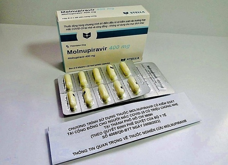 Molnupiravir 400mg là một trong các loại thuốc kháng virus cho F0 hiện nay