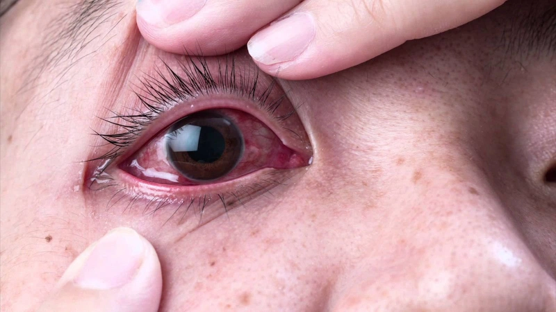 Nhiễm trùng mắt là nguyên nhân gây viêm xung huyết kết mạc