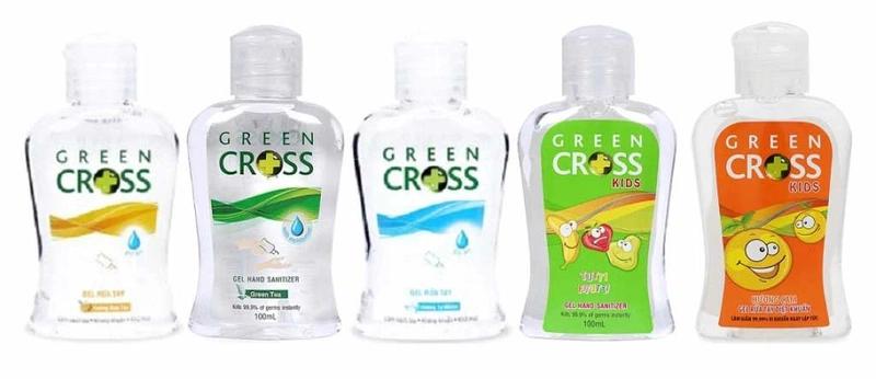 Dung dịch sát khuẩn an toàn nhất hiện nay - bước rửa tay khô Green Cross