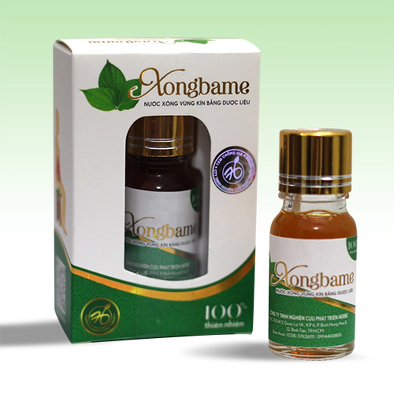 Nước xông tắm gội cho bà mẹ sau sinh: Xongbame 