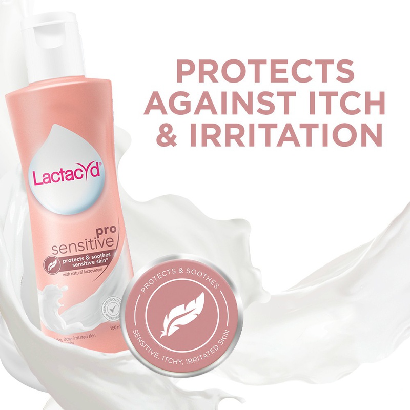 Sản phẩm dung dịch vệ sinh phụ nữ được ưa chuộng hiện nay - Lactacyd Pro Sensitive
