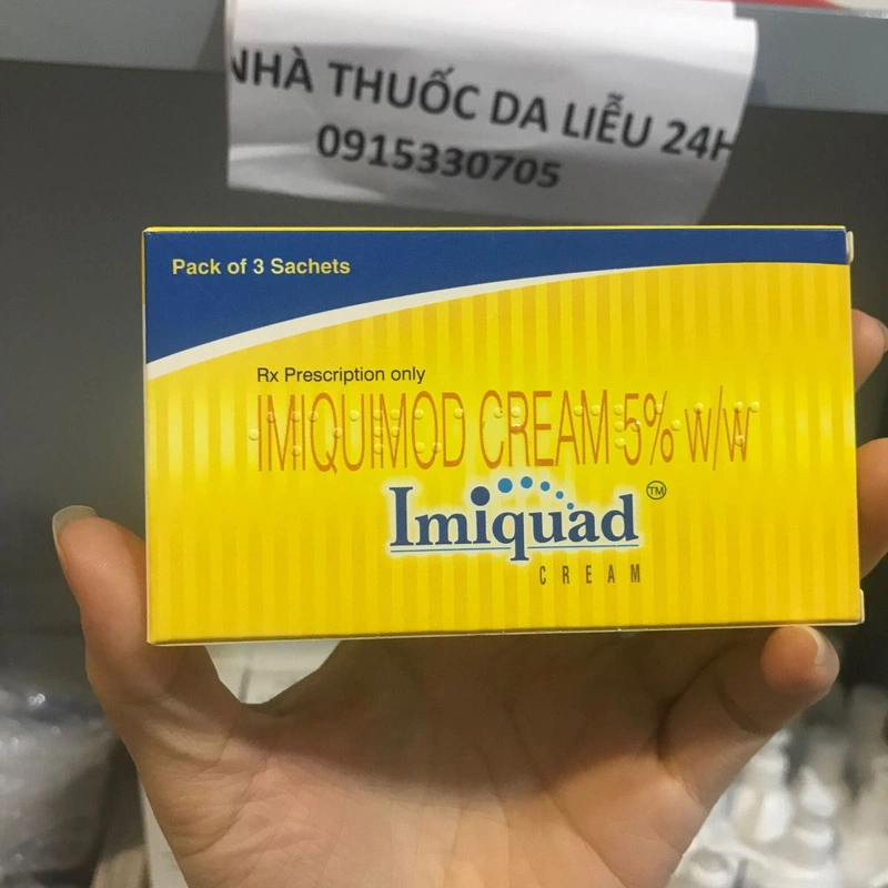 thuốc trị mụn cóc Imiquad 5% được chuyên gia khuyên dùng