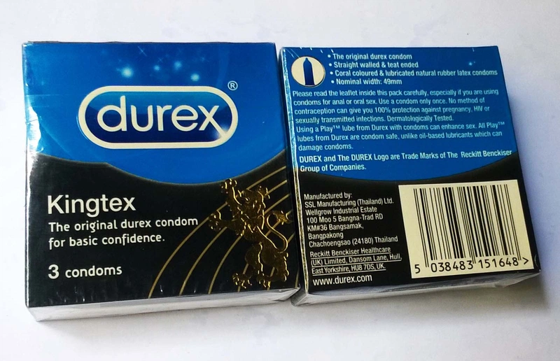 Các loại bao cao su được tin dùng: BCS Durex Kingtex
