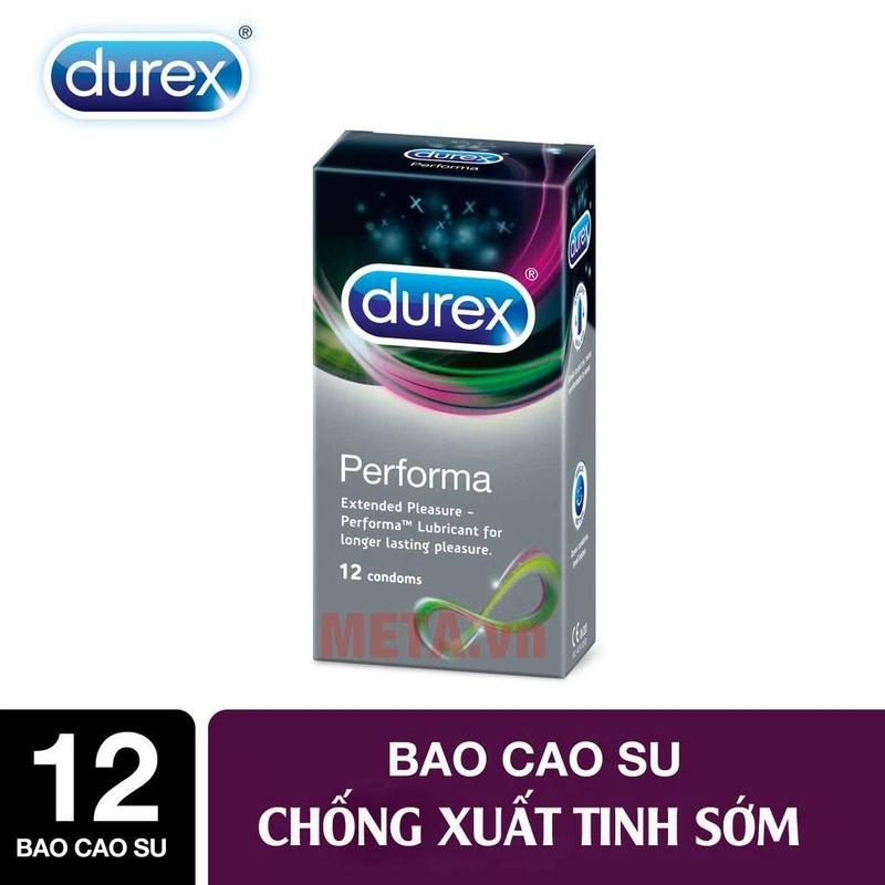 Các loại bao cao su được tin dùng: BCS Durex Performa