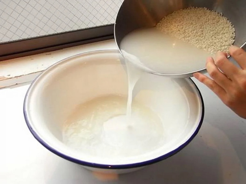 Cách đẩy mụn ẩn bằng nước vo gạo