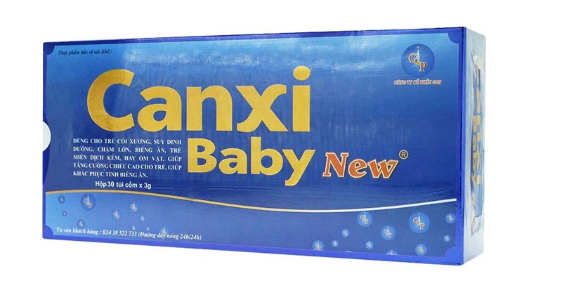 Túi cốm hòa tan Canxi Baby New G&P