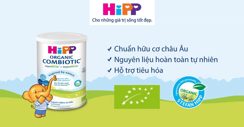 HiPP là thương hiệu số 1 thế giới về thực phẩm hữu cơ dành cho trẻ nhỏ trong nhiều năm liền