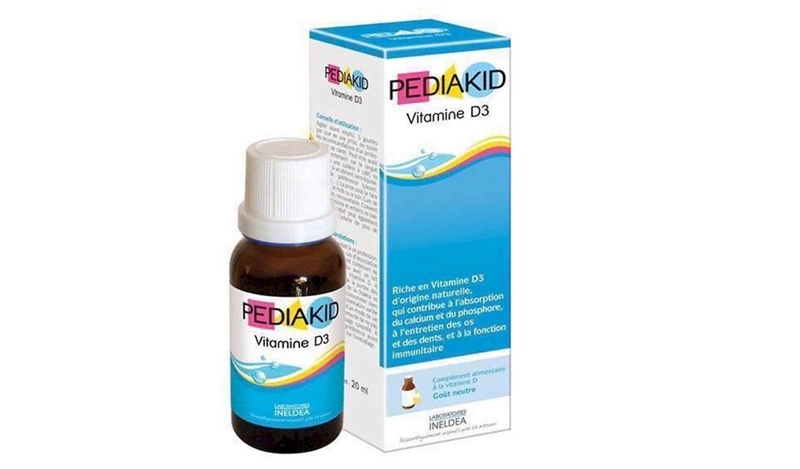 Vitamin D3 Pediakid có thành phần  vitamin D3 tinh khiết được chiết xuất từ mỡ lông cừu