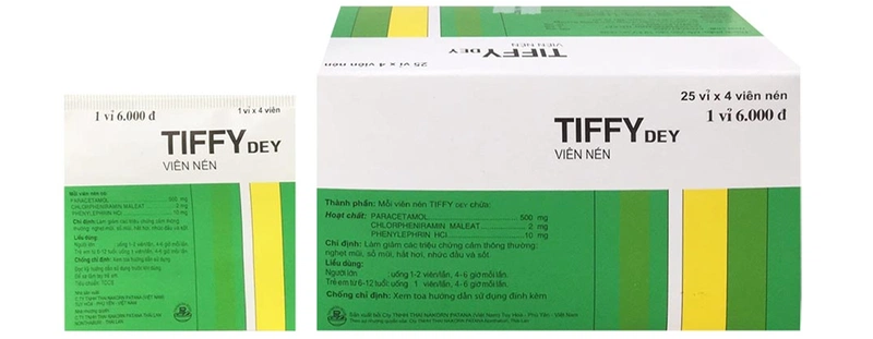 Hiện nay, có rất nhiều loại thuốc điều trị bệnh cảm cúm, hạ sốt trong đó có Tiffy.