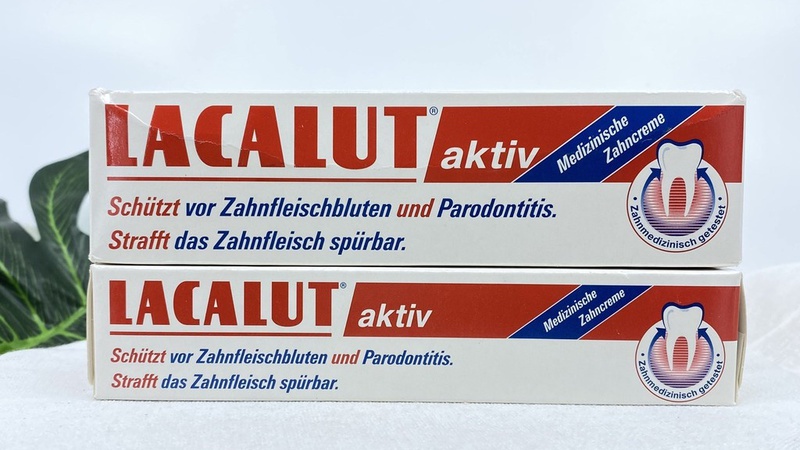 Kem đánh răng trị viêm nha chu Lacalut Aktiv